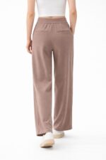 Dökümlü Kumaş Palazzo Pantolon - Görsel 5