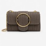 Gold Halka Detaylı Zincirli Kol Çantası