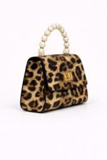 Leopar Pearl Mini Çanta - Görsel 5