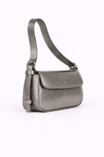 Gümüş Baguette Omuz Çantası - Görsel 4