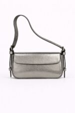 Gümüş Baguette Omuz Çantası