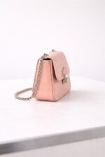 Pudra Kroko Zincirli Çanta - Görsel 5