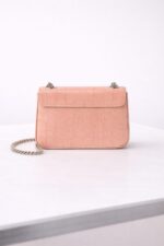 Pudra Kroko Zincirli Çanta - Görsel 3