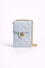 Mira Buz Mavisi Zincirli Mini Çanta