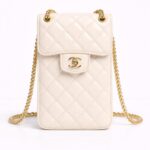 Lina Kapitone Ekru Telefon Çantası