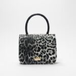 Leopar Desenli Mini El Çantası
