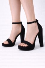 Luna Black Platform Topuklu - Görsel 5