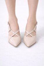 Elisa Bej Rugan Zarif Topuklu - Görsel 4