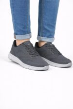 Antrasit Günlük Erkek Sneaker – Hafif Taban Casual Spor Ayakkabı - Görsel 4