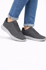 Antrasit Günlük Erkek Sneaker – Hafif Taban Casual Spor Ayakkabı
