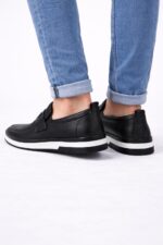 Siyah Erkek Loafer Ayakkabı – Modern Tabanlı Günlük Şık Model - Görsel 2