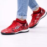 Kırmızı Erkek Halı Saha Ayakkabısı – Bilekli Performans Model