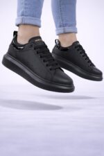 Biew Urban Classic Siyah Sneaker – Mat Deri Günlük Ayakkabı - Görsel 2