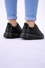 Biew Urban Classic Siyah Sneaker – Mat Deri Günlük Ayakkabı - Görsel 4