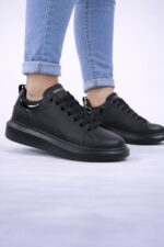 Biew Urban Classic Siyah Sneaker – Mat Deri Günlük Ayakkabı - Görsel 3