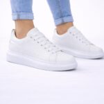 Biew Urban Pure Beyaz Sneaker – Minimal Platform Günlük Ayakkabı