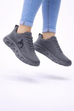 MotionFlex Gri Air Taban Sneaker – Hafif Günlük Spor Ayakkabı