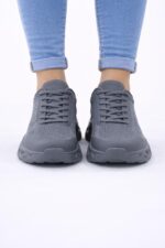MotionFlex Gri Air Taban Sneaker – Hafif Günlük Spor Ayakkabı - Görsel 5