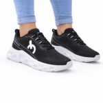 Edventure AirStep Siyah Sneaker – Beyaz Taban Günlük Spor Ayakkabı